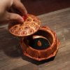 Lotus Flower Lotus Pod Ceramic Incense Coil Holder