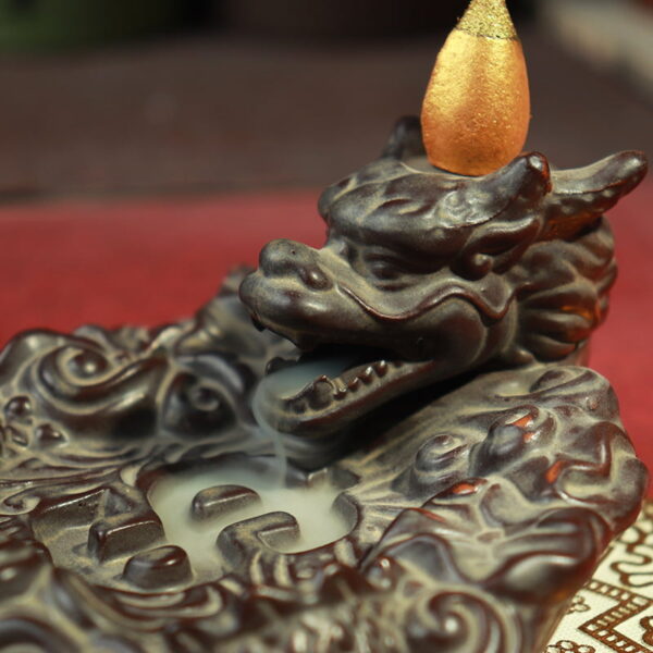 Dragon Dollar Incense Fountain Smoke Waterfall