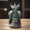 Christmas Elk Ceramic Waterfall Incense Burner Holder