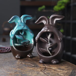 Cute Rabbit Best Incense Backflow Burner Cute Rabbit Best Incense Backflow Burner