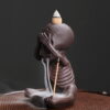 Halloween Skeleton Skull Ceramic Backflow Incense Waterfall Burner