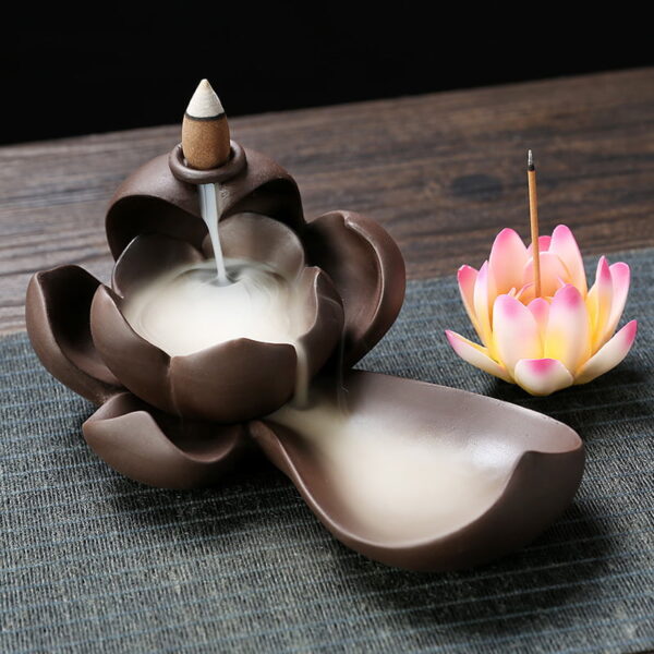 O1CN01iIsXRw1kW4HrdpX1t_!!2551464690-0-cib Vivid Lotus Petal Waterfall Incense Burner Incense Stick Holder