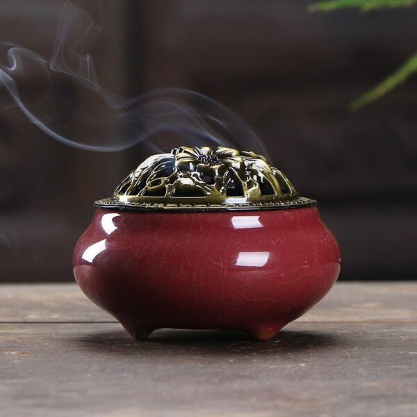 Ice Crack Style Porcelain Incense Burner Ice Crack Style Porcelain Incense Burner