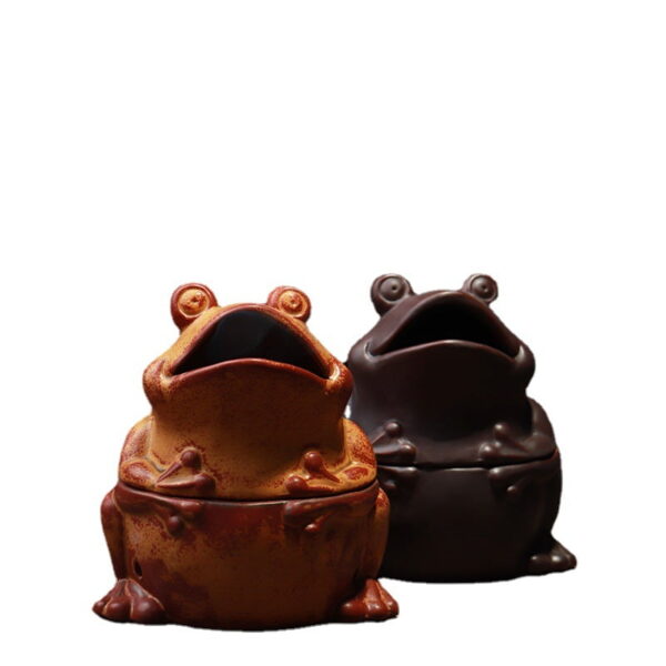 Frog Ceramic Incense Burner Holder