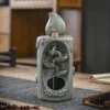Candle Ceramic Waterfall Incense Burner Holder