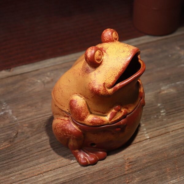Frog Ceramic Incense Burner Holder