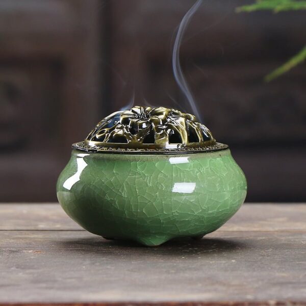 Ice Crack Style Porcelain Incense Burner Ice Crack Style Porcelain Incense Burner