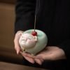 Smiling Pig Ceramic Incense Stick Holder - Image 2