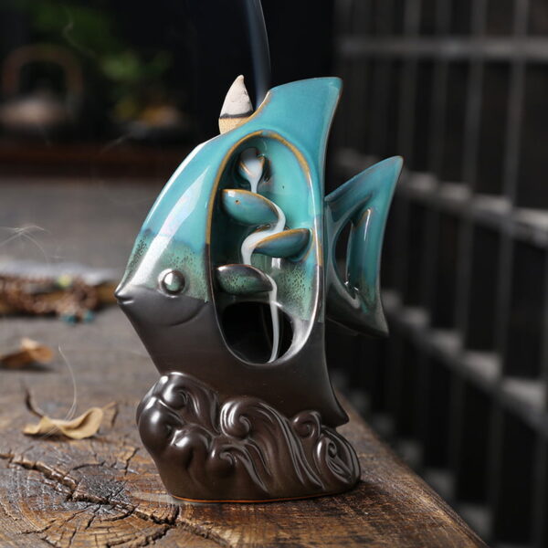 O1CN01xjtPtc1kW4HUe4J2T_!!2551464690-0-cib Cute Fish Ceramic Smoke Waterfall Incense Holder