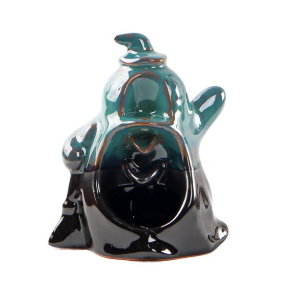 Halloween Ghost Witch Ceramic Incense Burner Waterfall