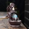 Angel Boy Ceramic Water Fall Incense Holder With LED Lamp - Image 3