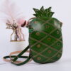 Pineapple Genuine Leather Shoulder Bag First-layer Cowhide Crossbody Bag