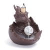 Dragon Egg Ceramic Incense Fountain Burner With LED Ball Light - Image 5
