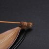 Retro Bamboo Leaf Ceramic Incense Stick Smoke Holder - Image 4