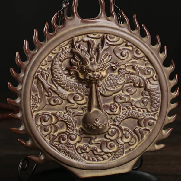 Dragon Lucky Cloud Ceramic Smoke Reverse Flow Incense Burner