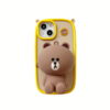 Coin Purse Bear Silicone Phone Case for Apple iPhone Models