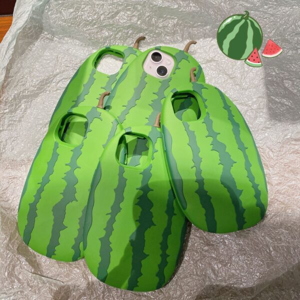 Vivid Watermelon Silicone Phone Cover for Apple iPhone Model