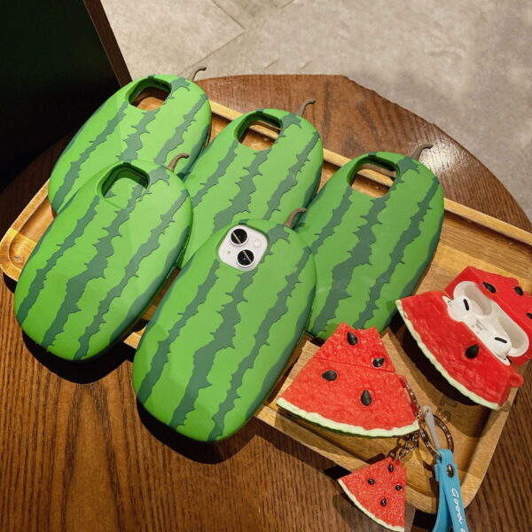 Vivid Watermelon Silicone Phone Cover for Apple iPhone Model