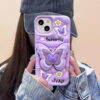 O1CN012oMGjv1bRBhCiwp3z_!!2645063461-0-cib 3D Butterfly Folding Stand Silicone Phone Case for Apple iPhone Models