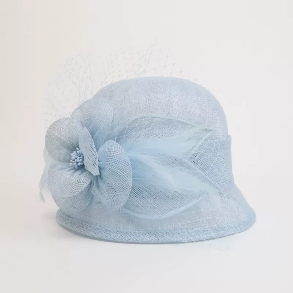 Women Cloche Hat Top Hat British Style Hat Linen Hat