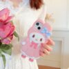 Cute 3D Melody Silicone Cell Phone Cover for Apple iPhone Model