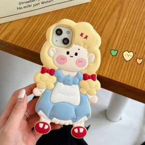 3D Girl Silicone Cell Phone Case for Apple iPhone Models 3D Girl Silicone Cell Phone Case for Apple iPhone Models