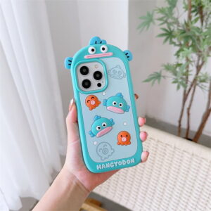 Funny Ugly Fish Silicone Phone Cover for Apple iPhone Models Funny Ugly Fish Silicone Phone Cover for Apple iPhone Models