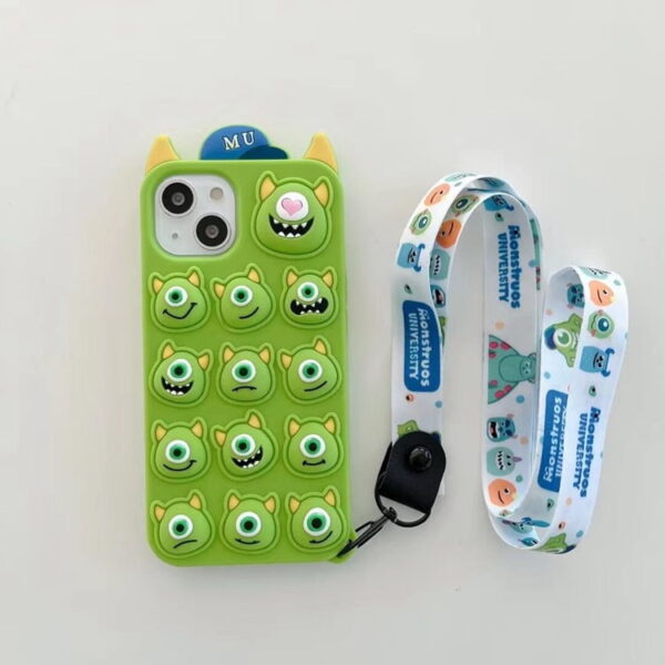 Big Eye Monster Silicone Phone Cover for Apple iPhone Model
