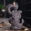 Chinese Dragon Buddha Ceramic Backflow Incense Holder - Image 4