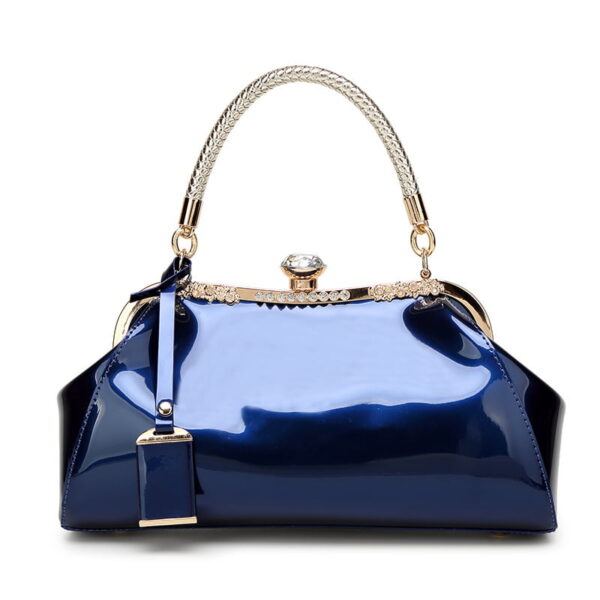 PU Leather Women's Bag, Trendy Glossy Handbag, Shoulder Crossbody Bag, Bridal Party Bag, Women's Bag