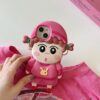 Cute Pink Girl Silicone Phone Shell for Apple iPhone Models