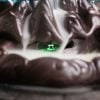 Crescent Moon Ceramic Reverse Smoke Incense Burner With LED Light - Image 3