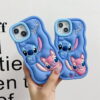 Cute 3D Blue Stitch Silicone Phone Cover for Apple iPhone Models Cute 3D Blue Stitch Silicone Phone Cover for Apple iPhone Models