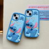 Cute Stitch Silicone Phone Cover for Apple iPhone Models