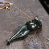 Green Frog Ceramic Incense Stick Holder