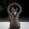 Phoenix Fire Ring Clouds Ceramic Waterfall Backflow Incense Burner - Image 4