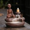 Halloween Yoga Skeleton Ceramic Backflow Incense Holder