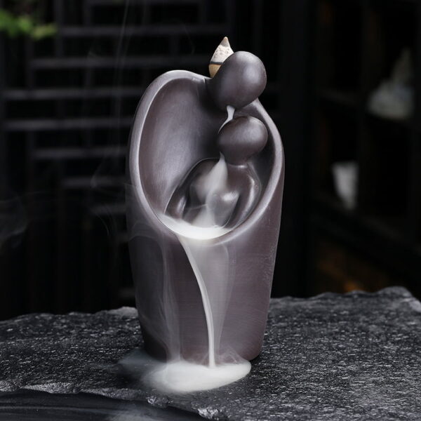 Beloved Couple Purple Sand Fountain Backflow Burner Beloved Couple Purple Sand Fountain Backflow Burner