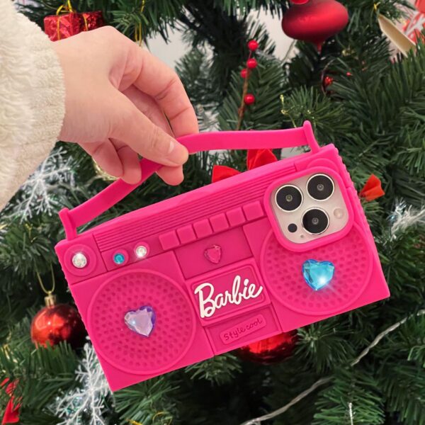 3D Barbie Audio Radio Silicone Cell Phone Case for Apple iPhone Model 3D Barbie Audio Radio Silicone Cell Phone Case for Apple iPhone Model
