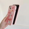Pink Hello Melody Silicone Phone Cover for Apple iPhone Models