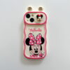 Cute Mickey Mouse Minnie 3D Silicone Phone Shell for Apple iPhone Models