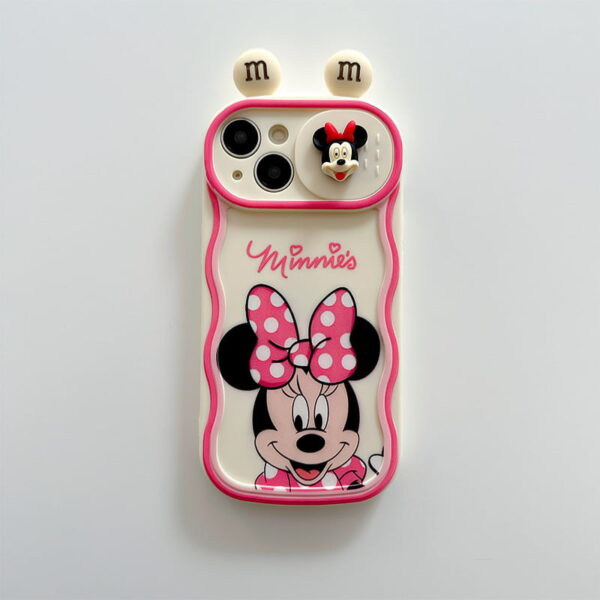 Cute Mickey Mouse Minnie 3D Silicone Phone Shell for Apple iPhone Models