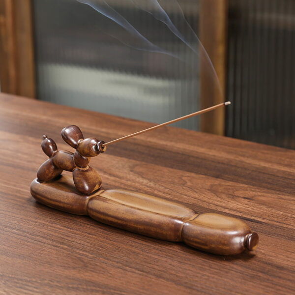 Balloon Dog Ceramic Incense Stick Holder