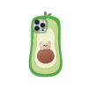 Cute 3D Avocado Silicone Phone Case for Apple iPhone Model