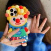 3D Funny Clown Silicone Phone Case for Apple iPhone Models 3D Funny Clown Silicone Phone Case for Apple iPhone Models