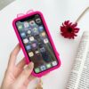Pink Barbie Silicone Phone Case With Mirror for Apple iPhone Models