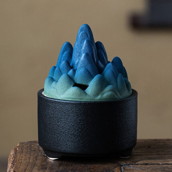 Mountain Hill Ceramic Coil Incense Holder Burner