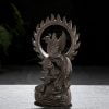 Phoenix Fire Ring Clouds Ceramic Waterfall Backflow Incense Burner