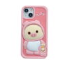 O1CN01FluKzC1XhRHN8yKfQ_!!2212861662955-0-cib 3D Pink Pigs Silicone Phone Case for Apple iPhone Model