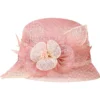 Women Cloche Hat Top Hat British Style Hat Linen Hat